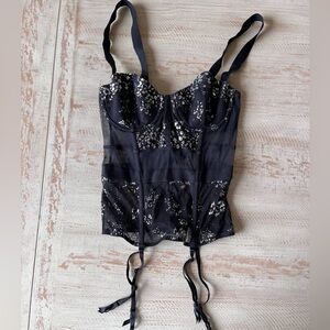 Victoria Secret Black Corset